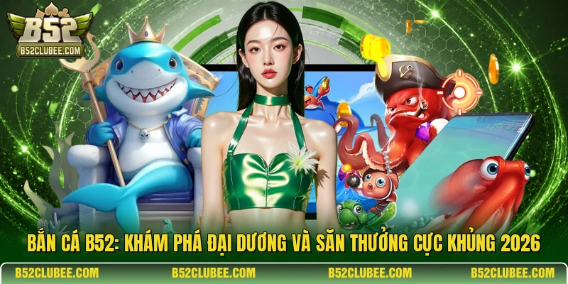 Bắn cá B52: Khám phá đại dương và săn thưởng cực khủng 2026
